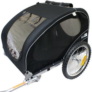 PedalPro Bicycle Pet Dog Trailer in Black with Hi-Vis Strips